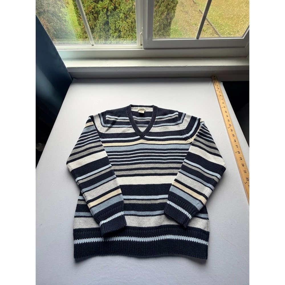Vintage Classic 100% Cotton Women's Knit Sweater - Size Small